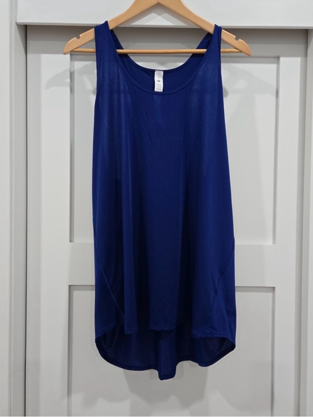 NWT Lululemon Essential Tank Pleated (14) Larkspur
